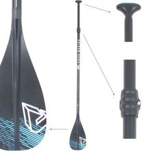 Ace iSUP paddleboard special paddle can extend shrinkable aluminum alloy full carbon half carbon children's glass fiber