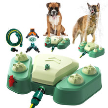 Dog automatic water dispenser, outdoor water spray