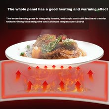 Flexible heating plate for hot dishes, home dining table mat, heating plate, folding multifunctional food insulation board