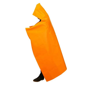 Escape fireproof clothing for household fire protection, high temperature resistant and flame-retardant adult cloak, silicone fiberglass coating cloak