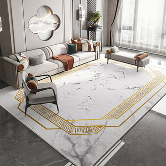 New Chinese style sofa, carpet, living room, new style, light luxury, high-end feel, home use, modern simplicity, coffee table, floor mat, customized