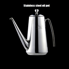 304 stainless steel oil pot, kitchen and household oil bottle, large capacity oil storage tank, soy sauce seasoning pot