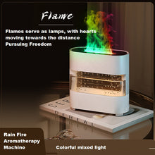 New cross-border raindrop aromatherapy machine, rain shower flame aromatherapy machine, colorful remote control cloud hat, water droplet humidifier