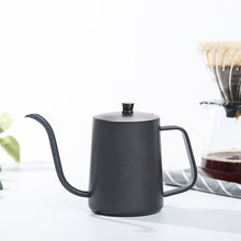 Hand brewed coffee pot with hanging ears, 304 stainless steel drip type household long spout and fine spout pot