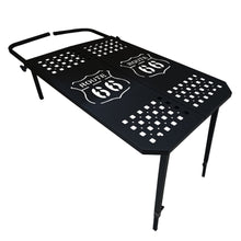 Car tire table, outdoor camping picnic folding table, metal dining table, cross-border new product, off-road equipment