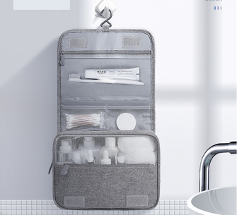 Toilet bag for men, portable business trip, dry and wet separation storage bag, waterproof large capacity makeup, travel clothes, washing and care