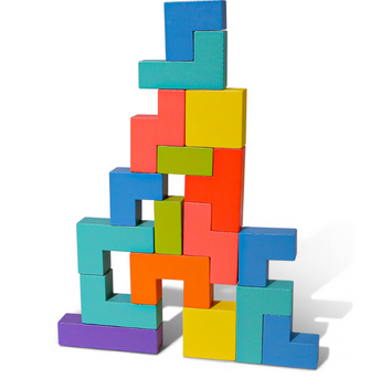 Tetris block puzzle 3 children's puzzle development 4 to 6 years old and above 5 boys and girls assembling toys