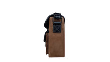 Men's Handheld Single Shoulder Cross Shoulder Official Document Business Backpack Multi functional Leather Designer Office Messenger Computer Cross Mail Delivery
