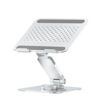 Customized laptop 360 ° rotatable standing stand, office height increasing folding stand, MIC cooling base