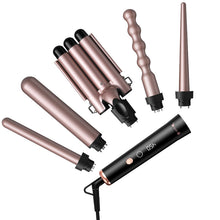 Cross border Amazon curling iron does not harm hair, negative ion large wave home multifunctional curling iron, straight roll dual-use