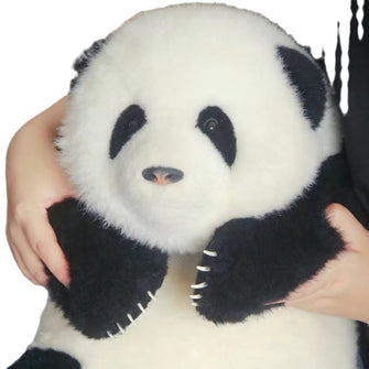 Panda Factory Simulation Giant Panda Fubao Birthday Valentine's Day Gift Doll May Age Cute Orchid and Flower