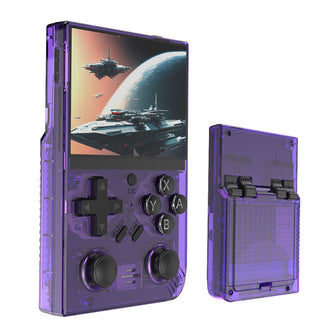 Cross border new R35plus open-source handheld game console, portable retro arcade game console, nostalgic PS1 handheld game console