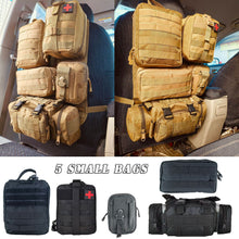 Off road vehicle rear seat cushion tool hanging bag tactical small bag storage cover multifunctional car decoration storage bag cover