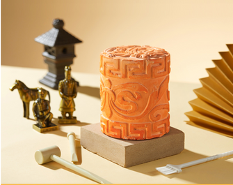 Xi'an Terra Cotta Warriors Archaeological Blind Box Cultural Creative Metal Ornaments High quality Chess Children Memorial Toys Creative Gift