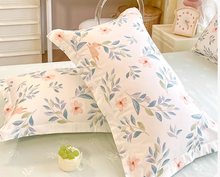 Jieliya 100% cotton bedding set with four pieces of bedding, dormitory bed sheets, and three pieces of bedding sheets