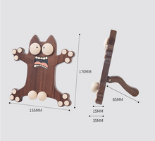 Egg Pain Cat Folding Mobile Phone Holder Cute China-Chic Cartoon Chinese Style Mobile Phone Holder Gifts to Customers