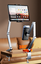 Factory Wholesale Cross border Foldable Cantilever Desktop Clamp Aluminum Alloy Lazy Tablet Phone Stand