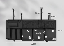 Car mounted large capacity storage bag, hanging bag, car seat in the middle, essential items for the charter car, backrest, plant bag