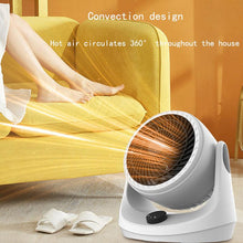 High power desktop electric heater household 1000W office air circulation large wind shaking head heater warm fan