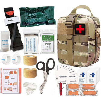 Outdoor Multifunction survival SOS gear camping kit Bag emergency medical kit first aid kit bag