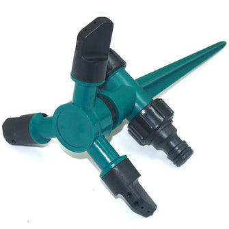 Plastic 3-arm garden whilring sprinkler for lawn