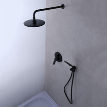 Stainless steel black shower set wall mounted high pressure bath & shower faucets