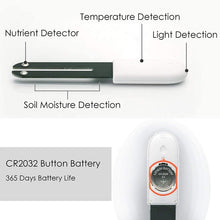 HHCC Soil Tester Smart Plant Monitor BLE 4 in 1 Flower Sensor Monitors for iOS and Android