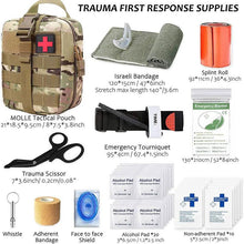 Ground First Aid Kit Survival Tool Emergency Kit edc Camping gear cp Army green khaki