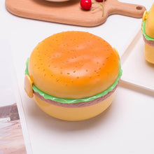 Creative Cute Burger Student Lunch Box Microwave Bento Box Multi-layer Kids Lunch Box