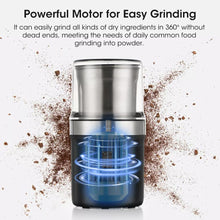 Home Portable Multifunctional Lightweight Stainless Steel Coffee Grinder Electric Coffee Bean Grinder