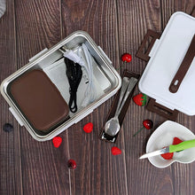 Stainless Steel Electric Heating Bento Lunch Box Portable Leakproof Thermos Food Heater Warmer Container