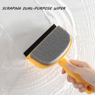 Scraping Dual-purpose Wiper Scraping Glass Artifact Window Wiper Household Window Cleaning Brush Table Glass Cleaning Tool