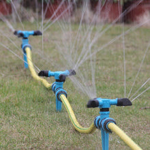 Plastic 3-arm garden whilring sprinkler for lawn