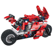 COGO 298 PCS Plastic Motorcycle Science Build Toy Construction Block Set For Children