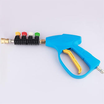 Blue Handle Short Extension Replacement Jet Wash Lance Gun Spray Gun Nozzle Machine for Pressure Washer