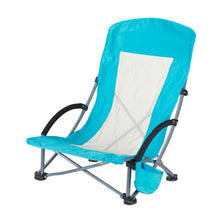 Custom Logo Lightweight Folding Camping Fishing Outdoor Aluminum Portable High Back Low Beach Chair