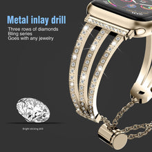 Bling Rhinestone Bracelet Strap Metal Watch Band For iWatch Series 5 4 3 2 1