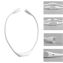 Biumart 4 LED Portable U-shaped Adjustable Rechargeable Flexible Hug Light Neck Reading Book Light