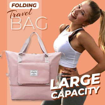 Large capacity folding travel bag