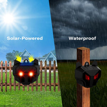 Solar Animal Repeller Ultrasonic Dog/Cat/Bear Repeller Outdoor Ultrasonic Multi-purpose Animal Repeller