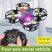 Mini UAV small airplane, small boy remote control airplane, pupil four axle aircraft, children's toy