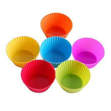 24 pcs Premium Grade Silicone Baking Cups Cupcake Liners Molds Muffin Liners Molds Sets Cooking Cake Lace Paper Kitchen Tools