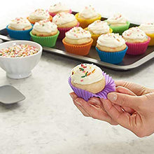 24 pcs Premium Grade Silicone Baking Cups Cupcake Liners Molds Muffin Liners Molds Sets Cooking Cake Lace Paper Kitchen Tools