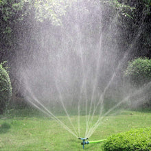 Plastic 3-arm garden whilring sprinkler for lawn