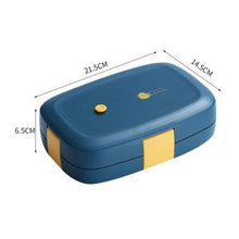 Environmentally friendly metal food container lunch box stainless steel three-in-one lunch box