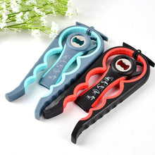 2Pcs/lot 5 In 1 Bottle Openers Multi-Function Easy Jar Can Opener Kit Kitchen Bottle Can