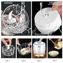 Multifunction Household Kitchen Food Processor USB Rechargeable Electric Mini Onion Vegetable Garlic Chopper Blender