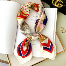 Fashion Imiitation Silk Printing Spotted Womens Small Square Scarf