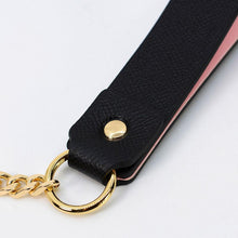 Walking Dog Pet Chain Leash Cowhide Pet Leash Dog Leash Chain Gold