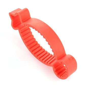 Kitchen Tools Handle Anti Slip Handheld Manual Screw Can Tins Opener Red Silicone Cans Plastic Resin Openers